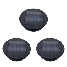 6 Pack Solar Lights Replacement Top for Lanterns, Waterproof Round Solar Lanterns Replacement Accessories(3.15 Inch)