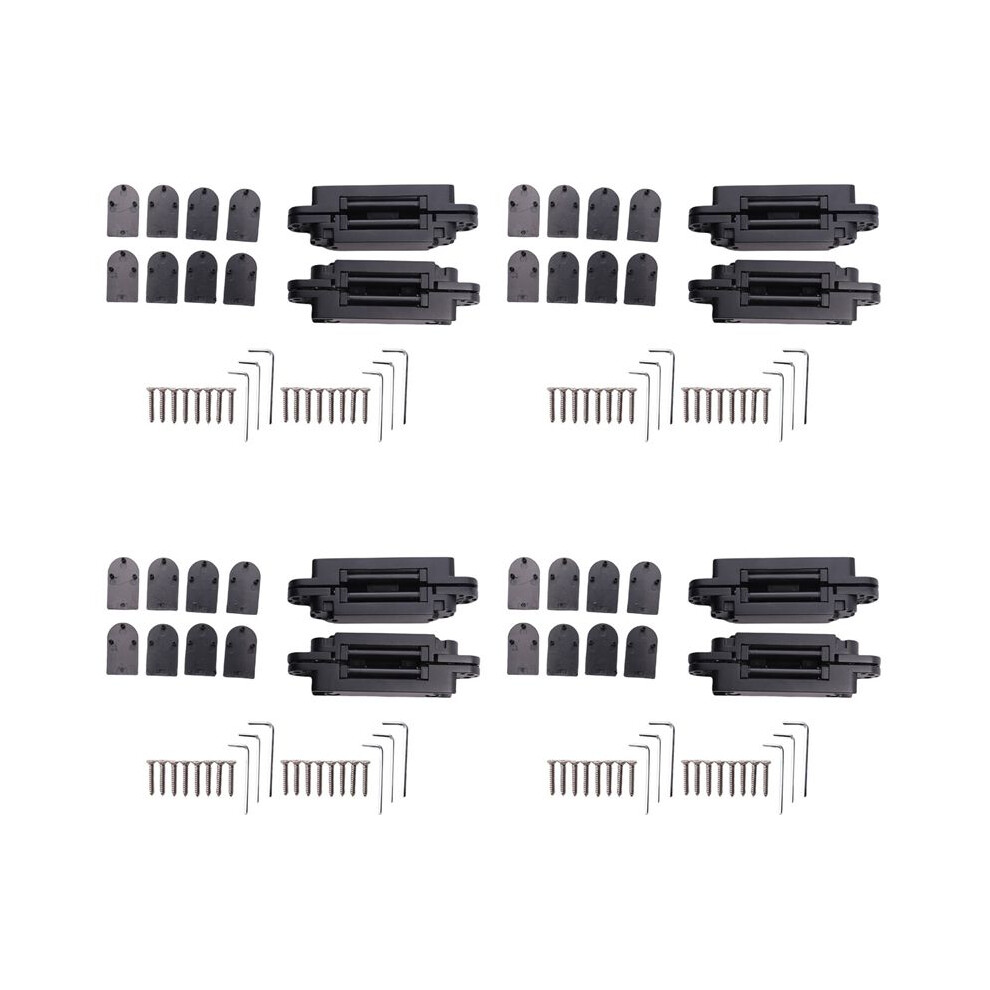 8Pcs 6 Inch Concealed Door Hinges Invisible Hinges Concealed Hinges 180 Degree Swing Hinge 3 Way Adjustable Butt Hinge A 6031094907726
