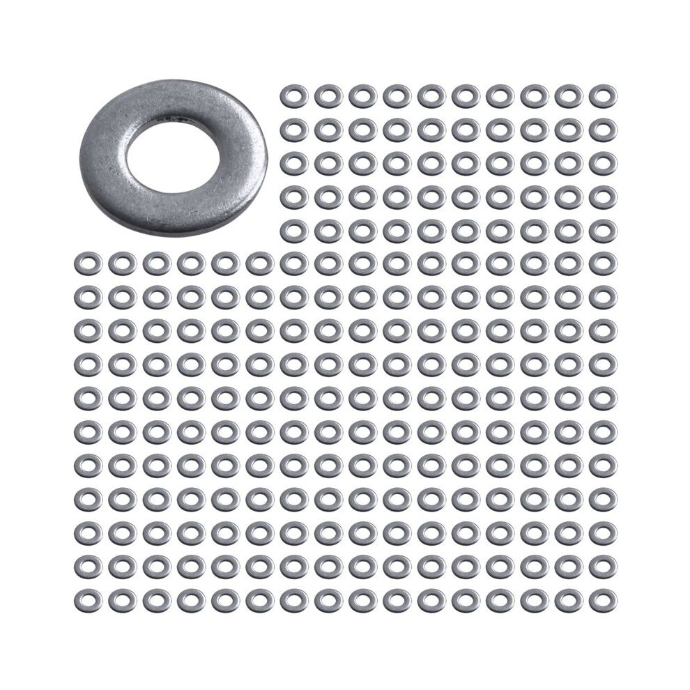 600Pcs M3 3 Mm Metric 304 Stainless Steel Flat Washer 6031581631509