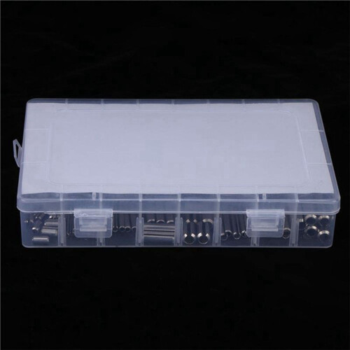 560Pcs Stainless Steel Slotted Spring Pin Assortment Kit, Split Spring Dowel Tension Roll Pins with Box 2