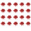 2000PCS Red Motherboard Screw Insulating Fiber Washers 1
