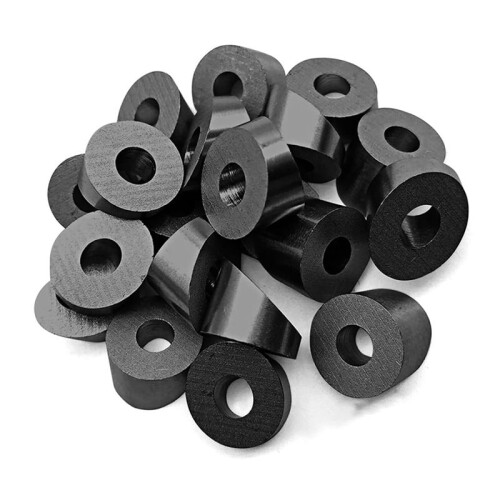 40 Pack 1/4In ID Angle Washers for Cable Railing Posts, for 1/8In 5/32In 3/16In Deck Cable Railing Cable Railing Angled 1