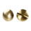 200x Arc Solid Brass Button Stud Screw Nail Screw Back Leather Rivet Belt 6mm 3