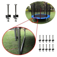 Trampoline Screws Kits, 24Pcs Galvanized Steel Trampoline Screws Fixing Accessories for Trampoline Assembly Replacement