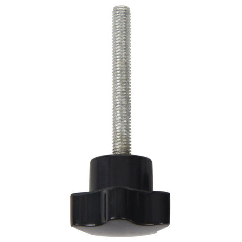 36 Pcs M6 X 50 mm Locking Star-Shaped Plastic  Male Thread Knob Grip