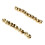 200x Arc Solid Brass Button Stud Screw Nail Screw Back Leather Rivet Belt 6mm 4