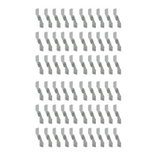 60Pcs Strong-Tie H2.5A, HOT-DIP Galvanized Steel Heavy Duty Hurricane Tie, Hurricane Straps Trusses/Rafters Ties
