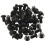 M5x8mm Button  Hex Socket Cap Screw Bolt Black 300 Pcs 2
