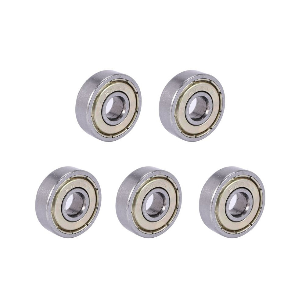 5X 626Z Double Sealed Bearings 6X19x6mm Carbon Steel Silver 6032015605028