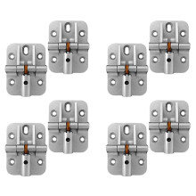 Adjustable 180 Degree Hinge, Locking Hinge Folding Hinge, Adjustable Door Hinge, Leaf Table Hinge, 8PCS