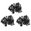 60 Pcs 7mm Hole Plastic Push Screw Rivet Fairing Panel Fixings Clips 1