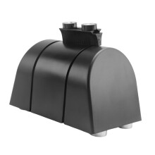 3X 16,4 Ft Magnetiskt VäGgmonterat InfäLlbart BäLtespäRr, Crowd Control Wall BarriäR Fast SäKerhetsbäLte med ABS-Fodral