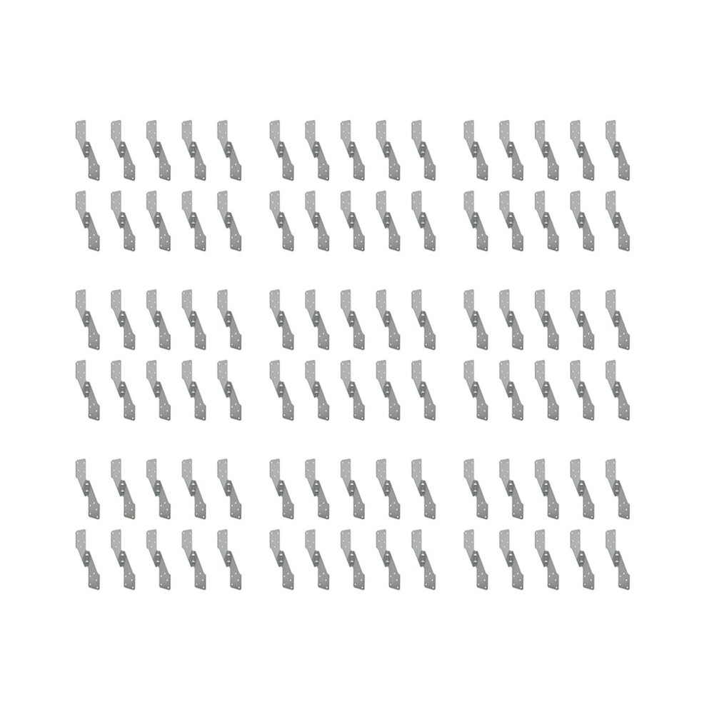 90Pcs Strong-Tie H2.5a, Hot-Dip Galvanized Steel Heavy Duty Hurricane Tie, Hurricane Straps Trusses/Rafters Ties 4713304930039