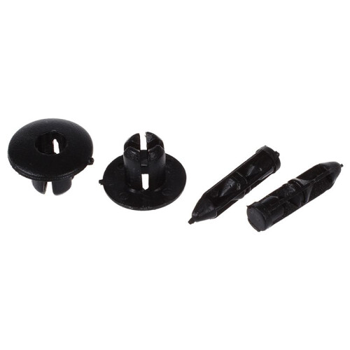 60 Pcs 7mm Hole Plastic Push Screw Rivet Fairing Panel Fixings Clips 1