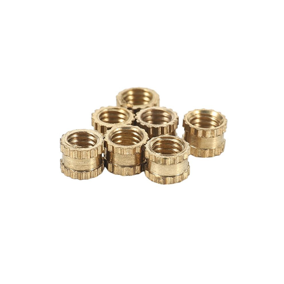 M3 X 3Mm Female Thread Brass Knurled Threaded Insert Embedment Nuts 600Pcs 4712673011905