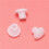 Plastic Round Shaped Cover Screw Cap Lid White 400pcs for 5mm Dia Hole 8
