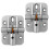 Adjustable 180 Degree Hinge, Locking Hinge Folding Hinge, Adjustable Door Hinge, Leaf Table Hinge, 8PCS 7