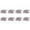 M6x12mm Stainless Steel Hex Socket Button  Screws 400 Pcs 1