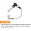 4X Stainless Steel Quick Release Pin 6mm Diameter  Locking Pin with Push Button Lanyard Cable Usable Length 25mm 2