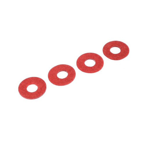 600PCS Red Motherboard Screw Insulating Fiber Washers
