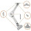 Heavy Duty Hinge Lid Support Hinge Hinge Soft Close Chest Hinge Support for Cabinet Kitchen Wardrobe 4 PCS 7