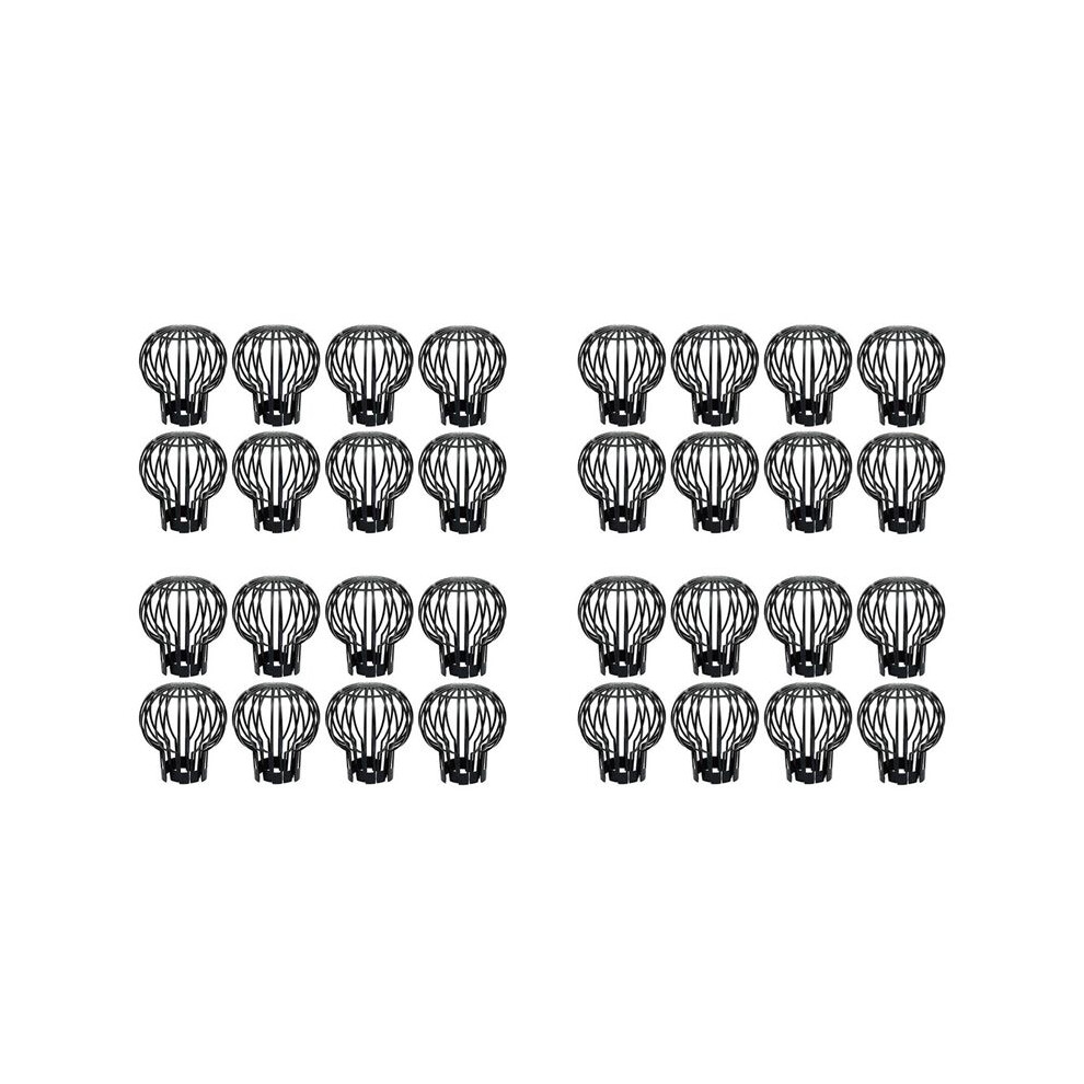 32Pcs Plastic Gutter Guards, Downpipe Leaf Guard, Downspout Filter, Drain Pipe Debris Dirt Protector, Drain Cover 4712913438646