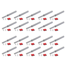 Push to Open Cabinet Hardware 20Pack Push & Lock for Hidden Door Touch Latches and Catch Push Release Drawer Long