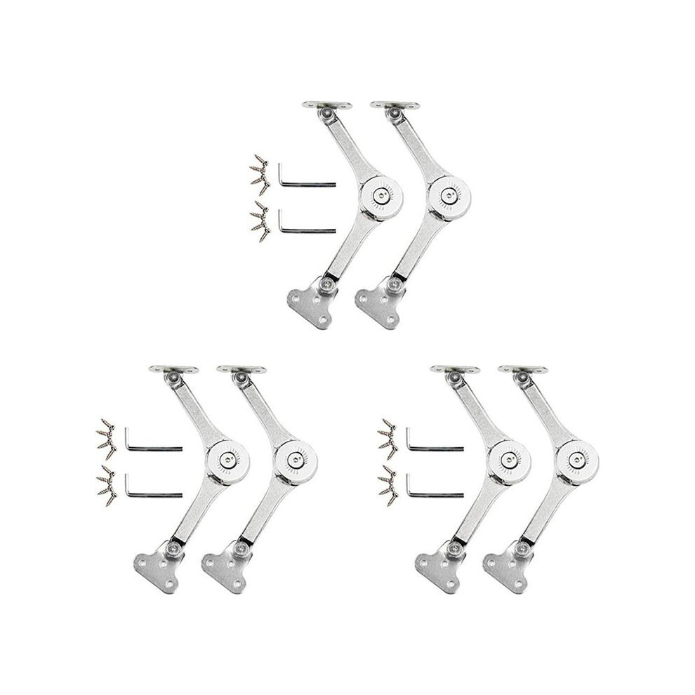Heavy Duty Hinge Lid Support Hinge Hinge Soft Close Chest Hinge Support For Cabinet Kitchen Wardrobe 6 Pcs 6034189277698