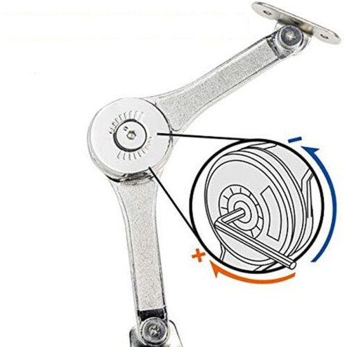 Heavy Duty Hinge Lid Support Hinge Hinge Soft Close Chest Hinge Support for Cabinet Kitchen Wardrobe 6 PCS 1