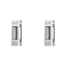 2pcs 4-Inch Concealed Door with Concealed Stainless Steel Wooden Door Concealed Door and Hinge Hidden Hinge Silver