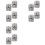 Adjustable 180 Degree Hinge, Locking Hinge Folding Hinge, Adjustable Door Hinge, Leaf Table Hinge, 12PCS 1