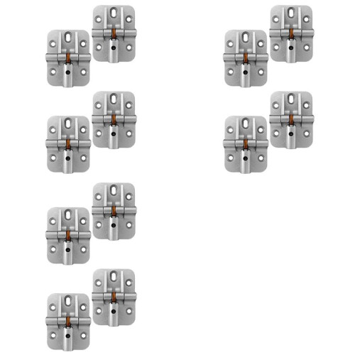 Adjustable 180 Degree Hinge, Locking Hinge Folding Hinge, Adjustable Door Hinge, Leaf Table Hinge, 12PCS