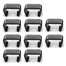 10Pcs Garden Furniture Clips Anti-Deformed Rattan Furniture Connectors for Outdoor Sofa Plastic Clamps Wicker Chair