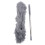4X Gutter Cleaning Brush Roofing Tool with Telescopic Extendable Pole 8.2Ft Guard Cleaner Tool Easy Remove Leave, Grey 3
