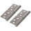 2 Pcs 3 Inch 360 Degree Rotating Window Door Flag Hinge & 100Pcs Flat  Phillips Self-Tapping Screw 1
