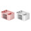 2Pcs +White Simple Transparent Drawer Storage Box Children'S Student Office Desktop Ornaments Pen Holder 1