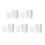 Magnetic Remote Control Holder Wall Mount, 5Pcs Remote Control Organizers Self-Adhesive TV Remote Control Rack(White) 1