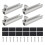 Solar Panel Mount Bracket Photovoltaic Panel Rail Solar Panel Mount Fastening Module with Mid for Trapezoidal Roof 30mm 1