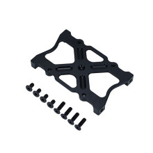 Metal Battery Mounting Fixing Bracket Chassis Support for 1/10 Axial SCX10 RC Crawler Car Accessories, Black