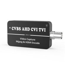 LCC261 1080P CVBS TO USB Video Capture Card H.264 und MJPEG Two Streamer Encoder AHD CVI TVI TO USB UVC Capture