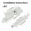 2PCS Automatic Spring Door Closer, Adjustable Close Door Hinge for Convert Hinged Doors to Self-Closing,Door Closer Auto 8