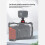 For Upgraded 2Rd  Three-Card to 1/4 Adapter Alai Positioning Disassembly Fixed Mounting Base,Black Red A 4