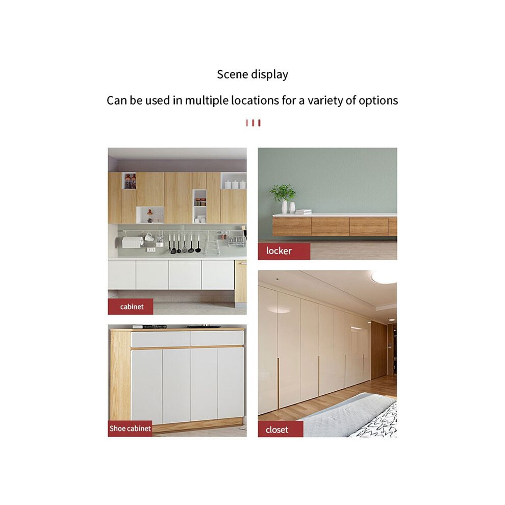 4 Pack Single Magnet Cabinet Snap Invisible Furniture Door Rebounder Cabinet Wardrobe Door Closer Black 6032332948303