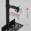 Universal Computer Chassis Bracket Hanging Host Bracket Adjustable Under-Table Shelf 5