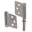 2 Pcs 3 Inch 360 Degree Rotating Window Door Flag Hinge & 100Pcs Flat   Self-Tapping Screw 1
