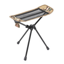 Fishing Chair Mesh Splicing Folding Fishing Chair Footrest Camping Footstool Camping Hiking Picnic -B