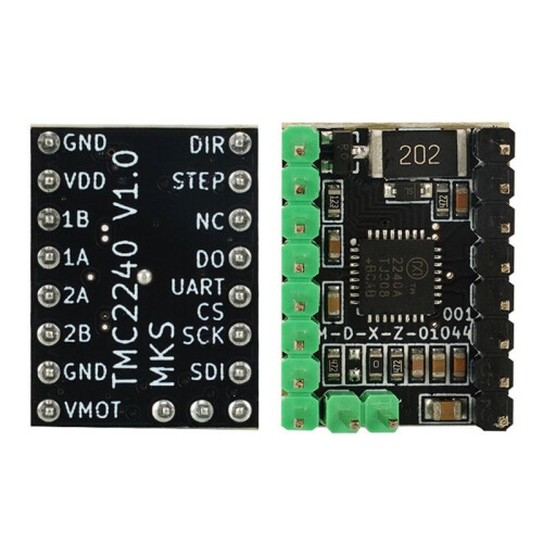 TMC2240 3D Printer Stepper Motor Driver Stepper Driver Module with Heat Sink for 3D Printer Controller  Boards 2