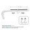 90 Degrees Projector Screen Wall Mount L-Brackets Projection Screen Hanger Adjustable Mount for HD Projector Screens 8