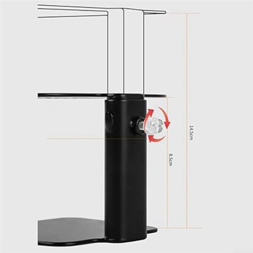 Coffee Machine Electronic Scale Bracket, Extraction and Weighing Adjustable Bracket, Coffee Weighing Stand (Black 2) 2