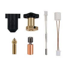 KIT Hotend Actualizado para K1 HOTEND para K1/K1 MAX Kit de Bloque Calefactor CeráMico Extrusor para Accesorios de Impresora 3D K1